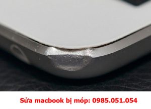 Sửa macbook bị móp