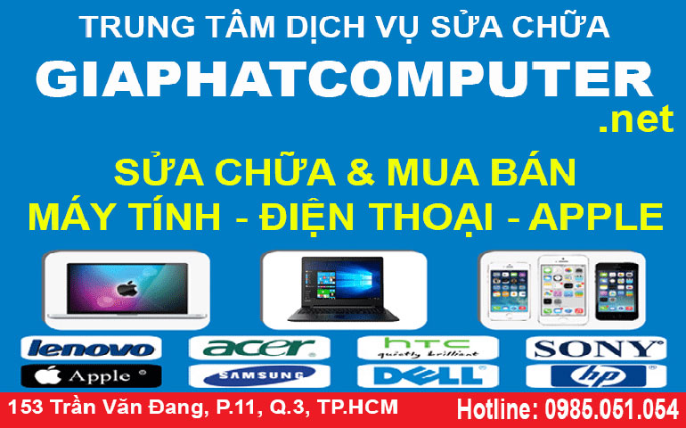 Sửa máy tính đường Lý Thường Kiệt