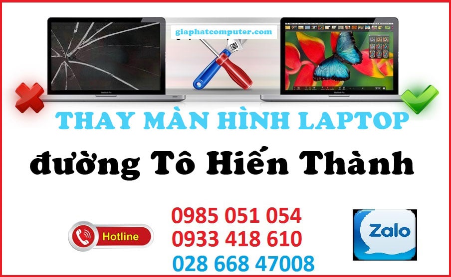 Thay màn hình laptop đường tô hiến thành