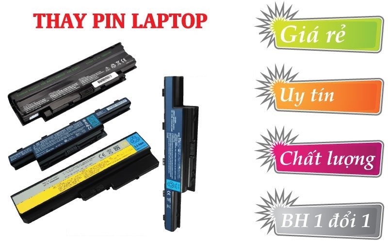 Thay pin laptop đường trần quốc thảo