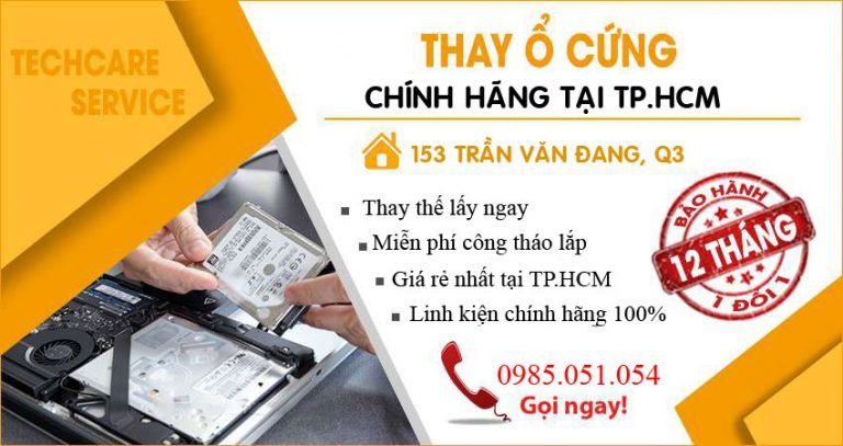 Dịch vụ nâng cấp ổ cứng Laptop