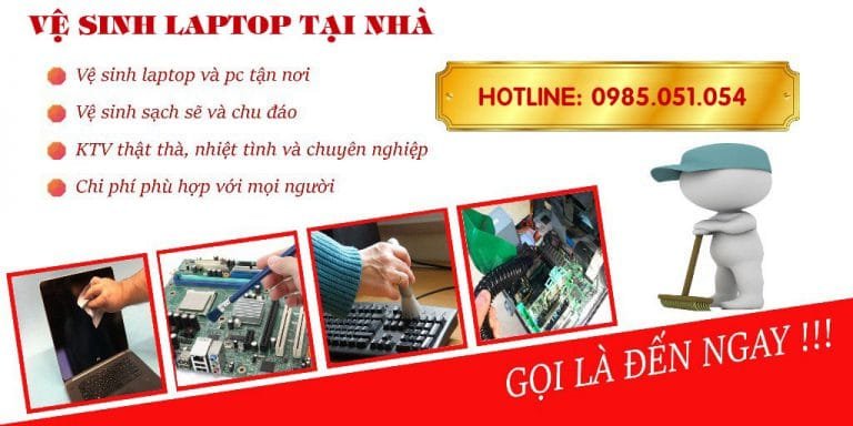 Dịch Vụ Vệ Sinh Laptop Tại Nhà