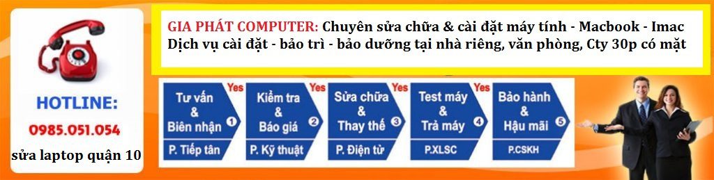 Sửa laptop quận 10 Sửa laptop quận 10